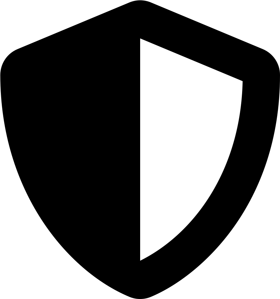 Logo Icono de Escudo de Transparencia